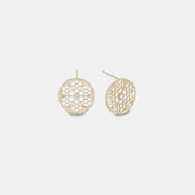 FAVO EARRING IN YELLOW GOLD