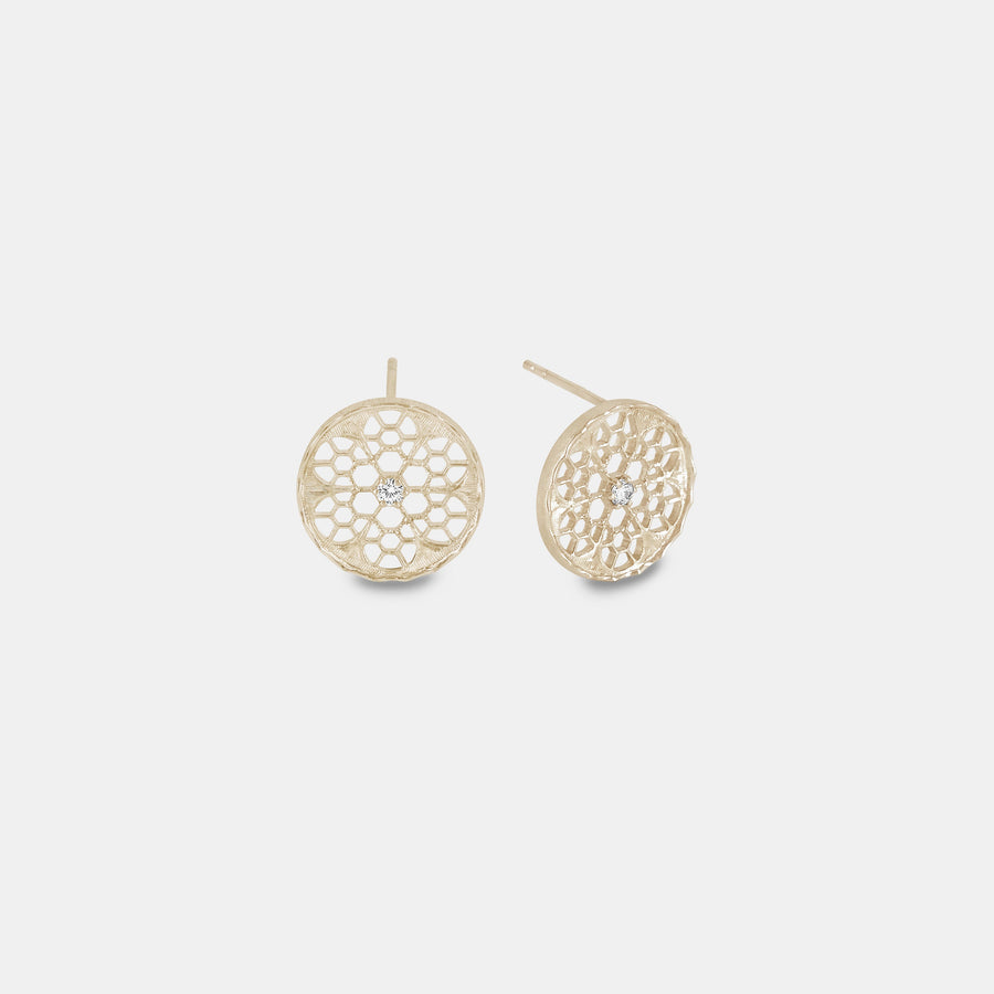 FAVO EARRING IN YELLOW GOLD