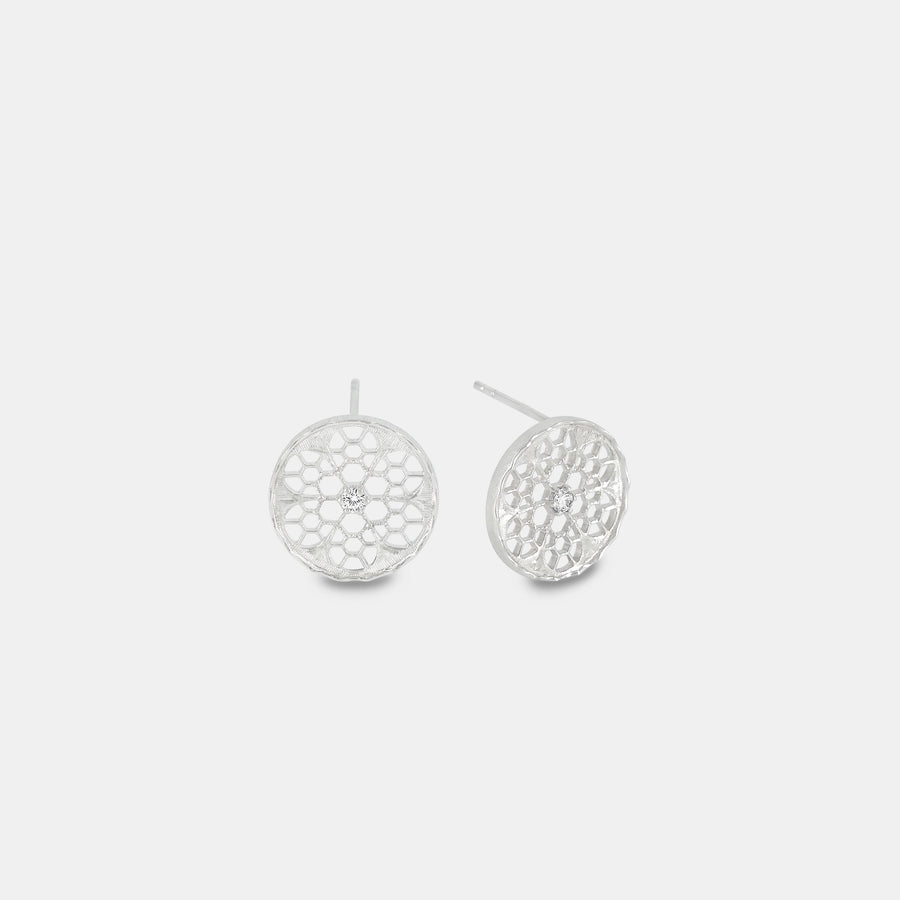 FAVO EARRING IN SILVER