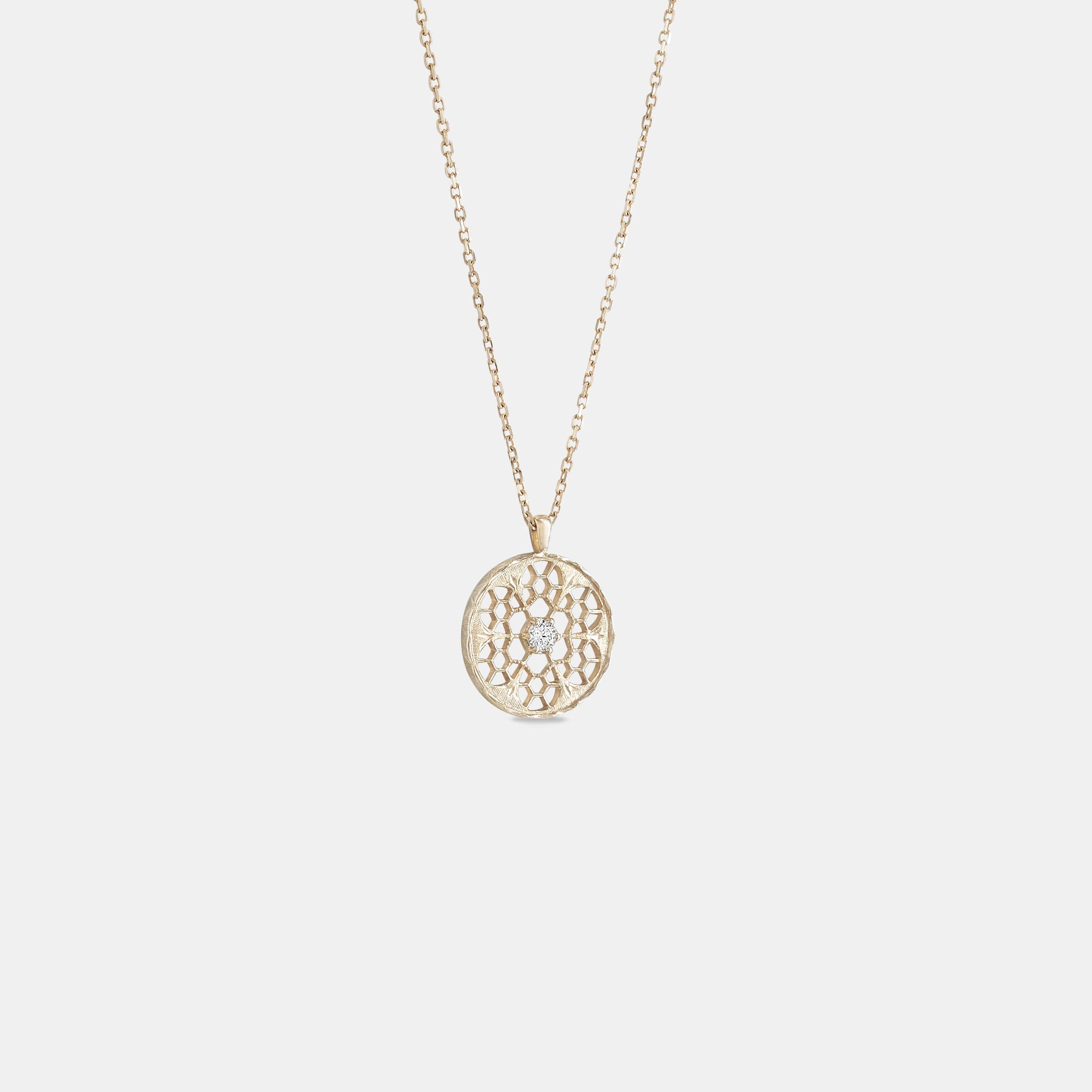 FAVO NECKLACE IN YELLOW GOLD