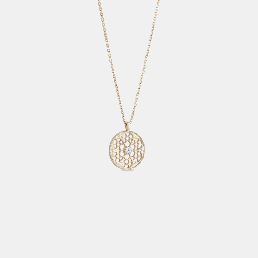 FAVO NECKLACE IN YELLOW GOLD