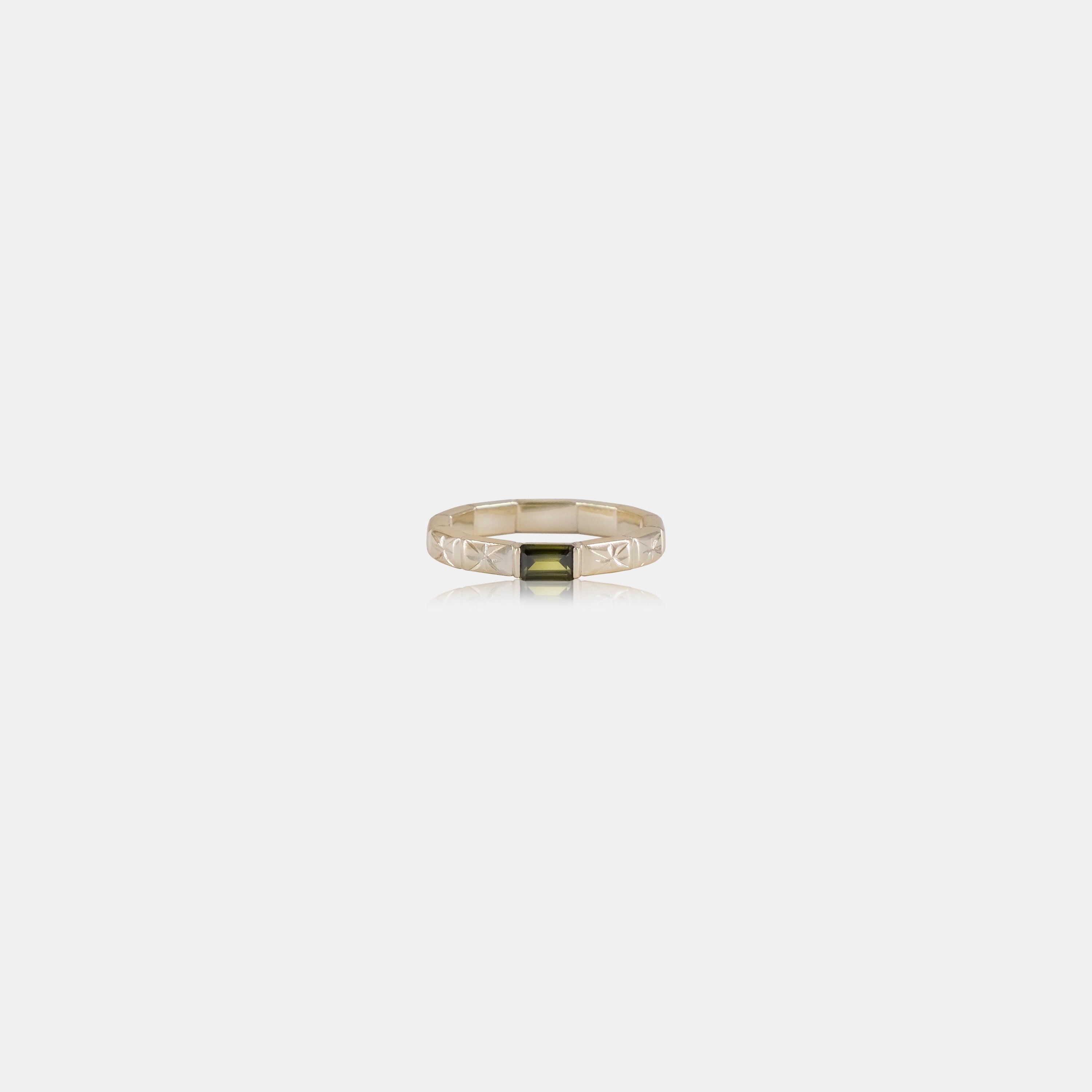 METEOR RING IN GOLD PLATING