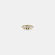 METEOR RING IN GOLD PLATING