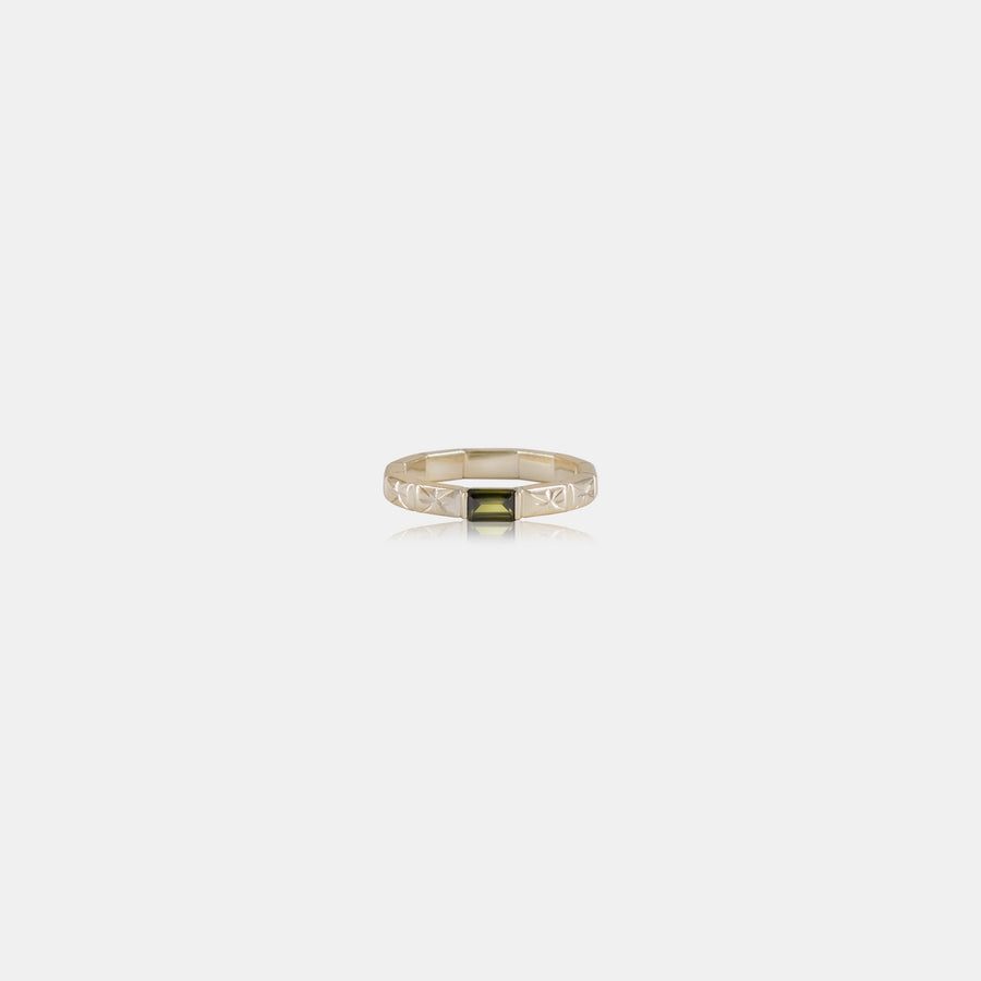 METEOR RING IN GOLD PLATING