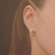 TRINA EARRINGS IN YELLOW GOLD