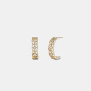 TRINA EARRINGS IN YELLOW GOLD