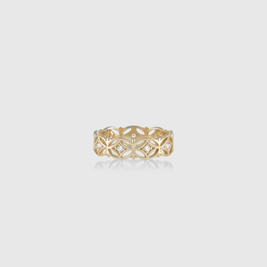 TRINA RING IN YELLOW GOLD